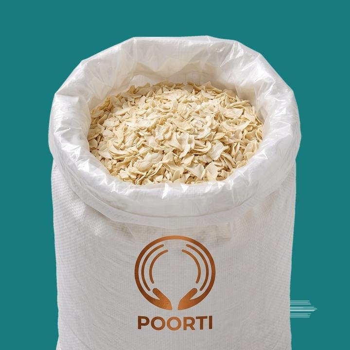Poorti-branded 20 kg woven export sack