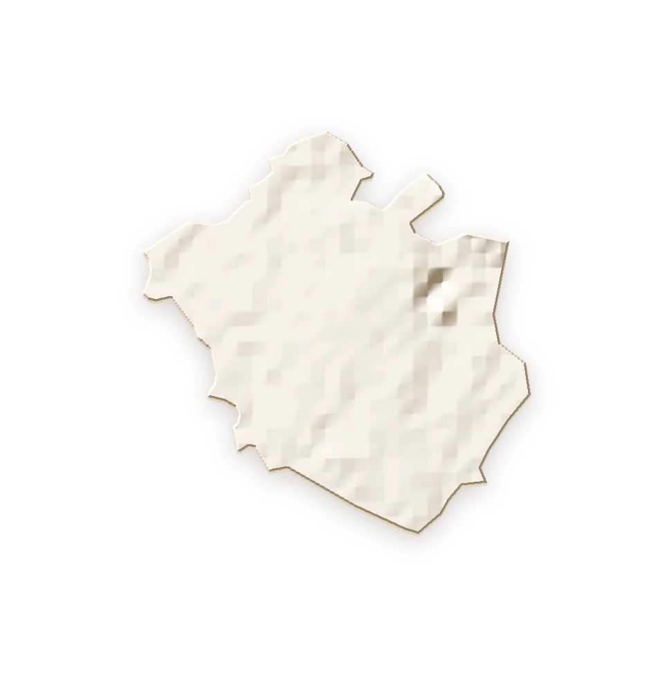 Shaded relief map of Chandigarh
