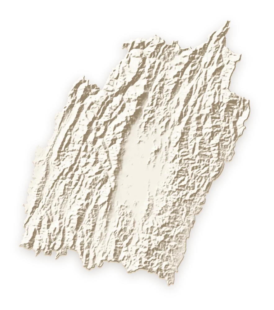 Shaded relief map of Manipur