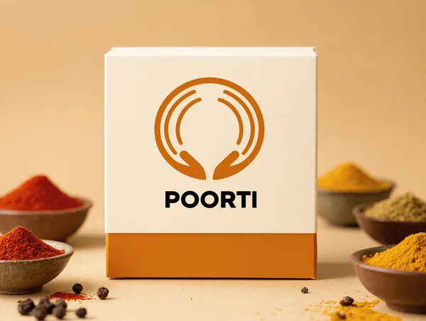 Poorti masala retail carton
